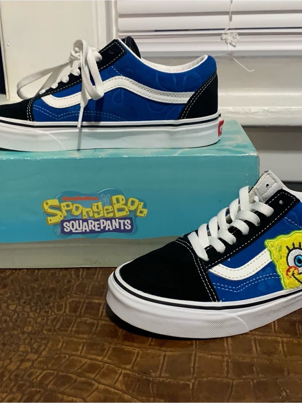 Vans SpongeBob x Old Skool Sneakers with spongebob patch limited additions
